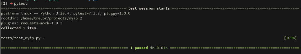 Pytest Success